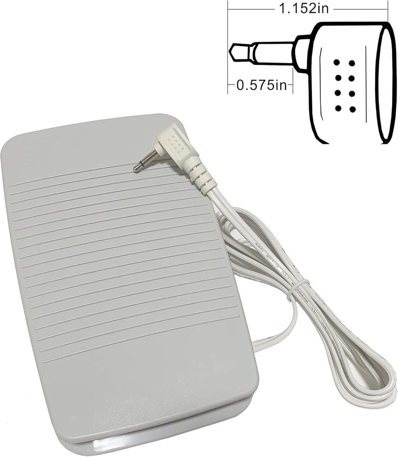 HimaPro Foot Control Pedal and Power Cord for Domestic and Imported Sewing Machines - Variable Speed Control (FC-322 / XC8816021) - Image 2